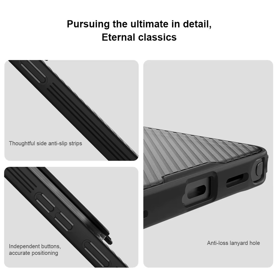 NILLKIN CamShield Prop MagSafe Hülle für Samsung Galaxy S26 Ultra mit Objektivschutz und magnetischer Abdeckung in Schwarz - Bild 4