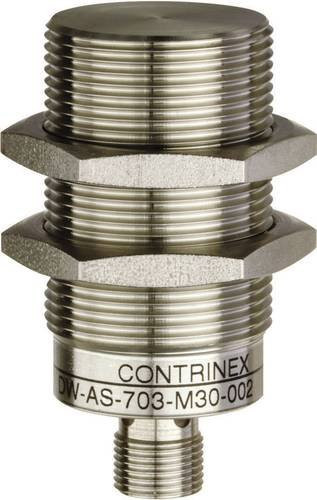 Contrinex Induktiver Näherungsschalter DW-AS-703-M30-002 PNP bündig in Silber, Durchmesser: 30 mm, Länge: 63,5 mm - Bild 1
