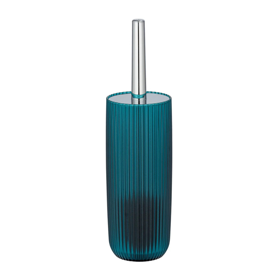 Wenko WC-Garnitur Agropoli aus Kunststoff in Petrol und Türkis, B/T/H: 10 x 36,5 x 10 cm - Bild 2