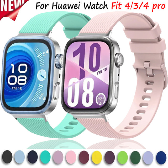 Silikonarmband Huawei Watch Fit 4/4 Pro/3, Silikon - Bild 1