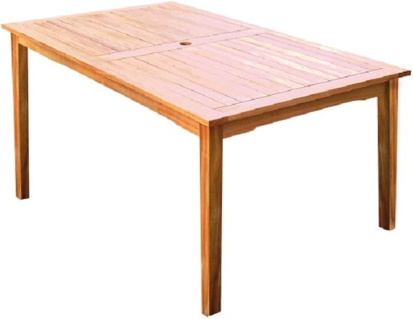 Jet-Line Garten Tisch Santa Cruz aus Akazienholz in Braun, B/T/H: 90 x 90 x 75 cm - Bild 1