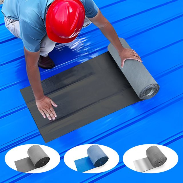 Wasserdichtes Klebeband in Blau zur Dachabdichtung mit Wärmeisolierung und Schalldämmung - Bild 1