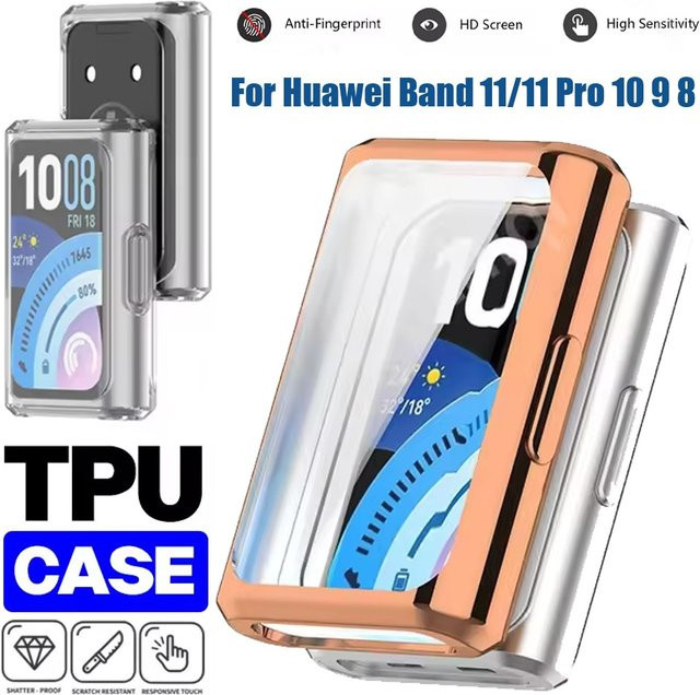 TPU-Schutzhülle für Huawei Band 11/11 Pro, transparent - Bild 1