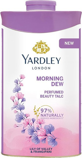 Yardley London Morning Dew Parfümiertes Talkum, Damen, 250g - Bild 1