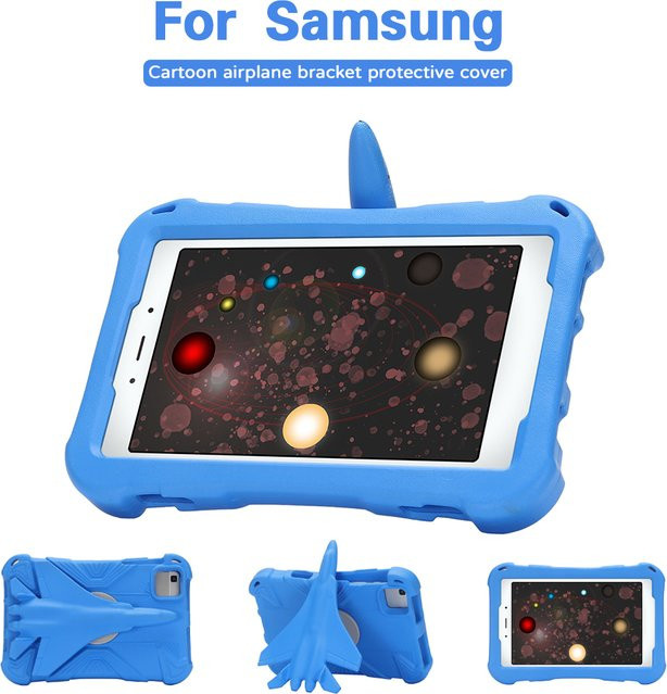 Robuste EVA Kinder Schutzhülle für Samsung Galaxy Tab A9, A11, A7 Lite, S7, S8, S9, S10 FE, S10 Lite, S9 FE, S11 und A9 Plus in Rot oder Blau - Bild 1