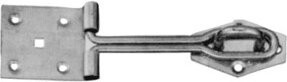 Lüsebrink Überfalle leichte Ausführung mit Öse, verzinkter Stahl, Silber - Bild 1