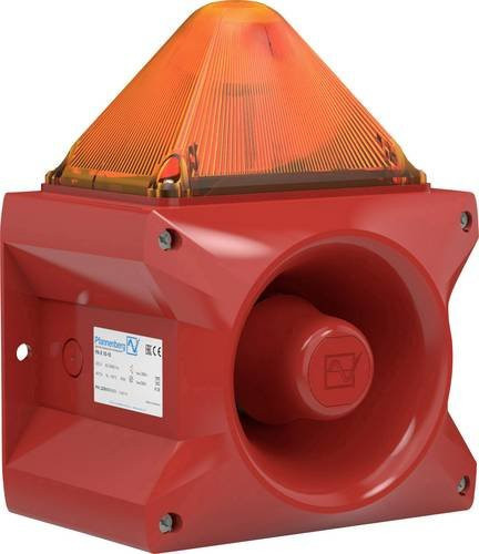 Pfannenberg Optisch-akustischer Signalgeber PA X 10-10 24 DC AM in Orange mit 110 dB und 24 V/DC - Bild 1