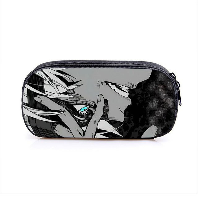 Jujutsu Kaisen Gojo Satoru Anime Federmäppchen von Yi Fuling mit Cartoon-Druck, Mehrfarbig, B: 20,0 cm, H: 3,0 cm, T: 8,0 cm - Bild 1