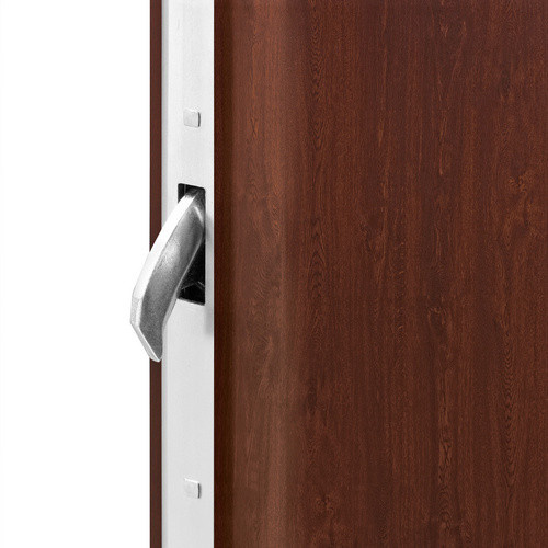 Splendoor Haustür ATHEN Prime aus Aluminium in Braun mit Glaseinsatz, Höhe: 210 cm, Breite: 100 cm, Tiefe: 7 cm - Bild 3