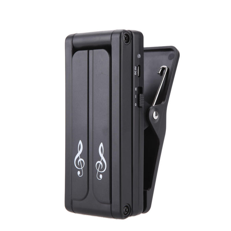 TOMTOP JMS Aroma Clip-on LED Notenpultlampe, wiederaufladbare Clip-on Leuchte für Klavier und Bühne, Schwarz - Bild 3