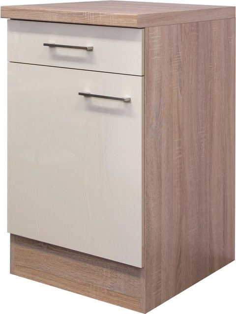 Flex-Well Küchenunterschrank Nepal in Sonoma Eiche Nachbildung, Breite: 50 cm, Höhe: 86 cm, Tiefe: 60 cm - Bild 1