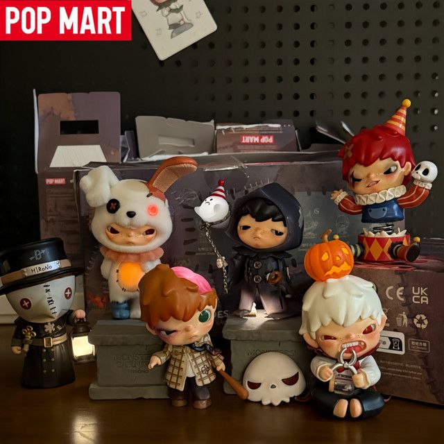POPMART Hirono Monsters Karneval Serie Blind Box Dekorationsfiguren als Mystery Box Spielzeug Modell - Bild 1