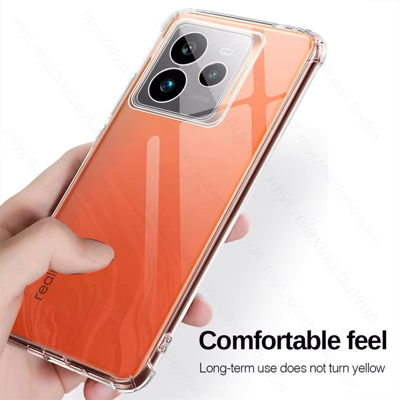 Transparente TPU Schutzhülle für Realme GT 7 Pro 5G, ultradünn und stoßfest mit Kameraschutz - Bild 3