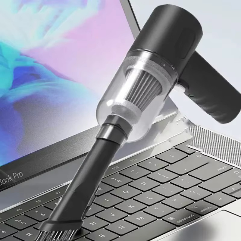 HAOYUNMA Kabelloser Mini-Autostaubsauger in Schwarz, tragbarer Nass- und Trockensauger mit USB-Ladefunktion für Auto und Haushalt - Bild 5