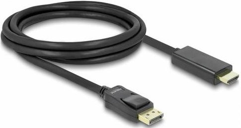 Delock DisplayPort auf HDMI Anschlusskabel Schwarz 2m - Bild 2