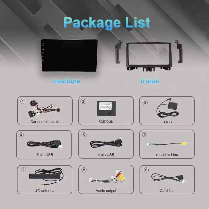 TIEYEZ Android 15 Autoradio mit QLED Display für Benz Sprinter und Volkswagen Crafter 2006 - 2016, Multimedia-Videoplayer mit GPS und CarPlay, Schwarz - Bild 3
