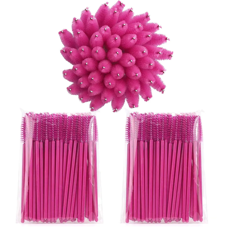 vvocci Wimpernbürsten Spoolies, M93 Crystal Purple, 100 Stück, Unisex - Bild 2