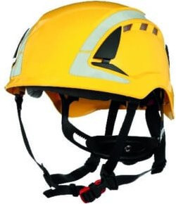 3M SecureFit X5002V-CE Schutzhelm mit UV-Sensor und Belüftung, Gelb, EN 397 und EN 12492 - Bild 1