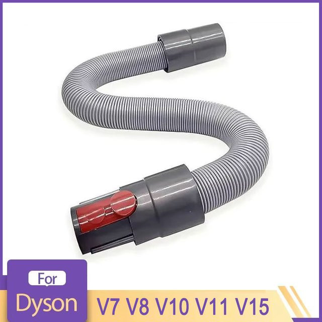 Dyson Verlängerungsschlauch in Grau für V7 V8 V10 V11 V15 Staubsauger als flexibles Vakuumrohr und Teleskop-Verlängerungsschlauch - Bild 1