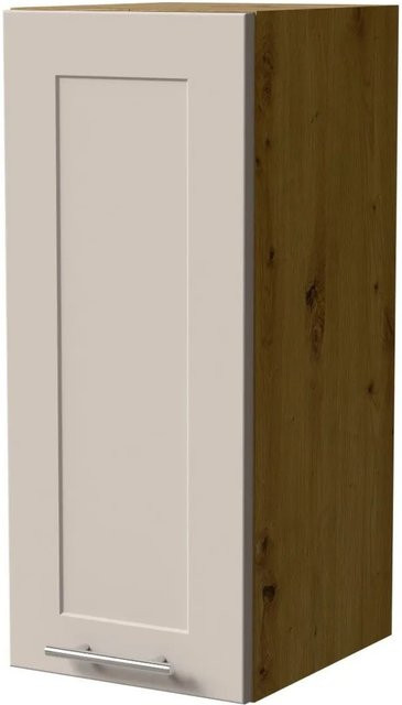 Feldmann-Wohnen Hängeschrank Oslo W2 Eiche Artisan und Kaschmir Matt mit Soft-Close-Türen, B: 30 cm, T: 32,5 cm, H: 72 cm - Bild 1