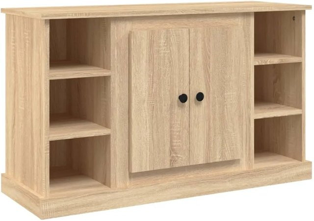 vidaXL Sideboard Sonoma Eiche in Braun aus Holzwerkstoff B/T/H: 100 x 35,5 x 60 cm - Bild 1