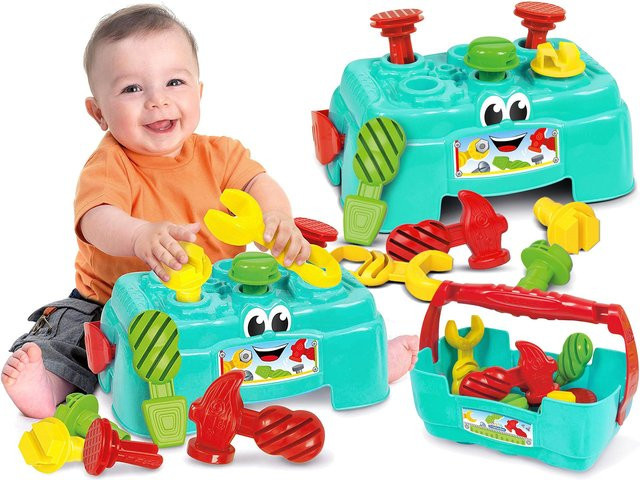 Clementoni Kleiner Basteltisch-Sortierer Werkstatt, Werkzeuge, ab 1 Jahr - Bild 1