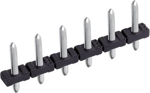 PTR Hartmann Stiftleiste Standard Schwarz mit 10 Polzahlen und 5mm Rastermaß - Bild 1