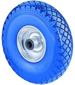 BS Polyurethanrad C91.262 mit 260 mm Raddurchmesser in Blau und Silber - Bild 1