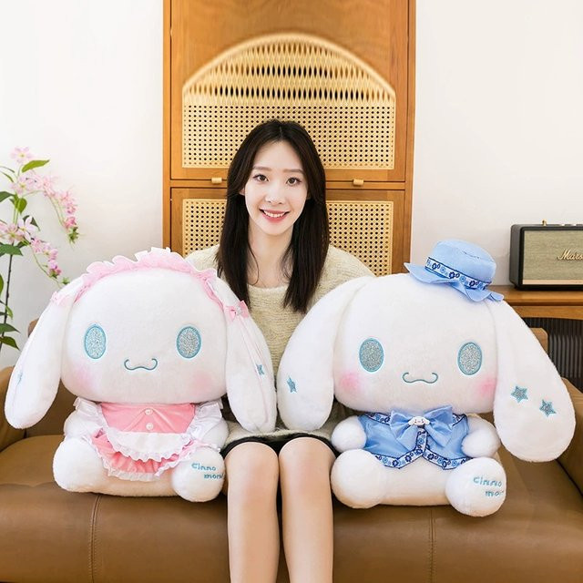 Sanrio Cinnamoroll Schatz Kleid Plüsch Puppe, 30cm, Weiß - Bild 1