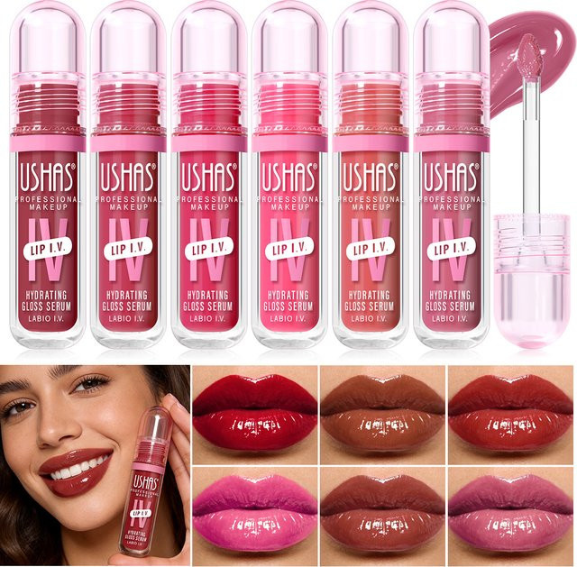 USHAS Lipgloss, Spiegelwasser-Effekt, Unisex - Bild 1
