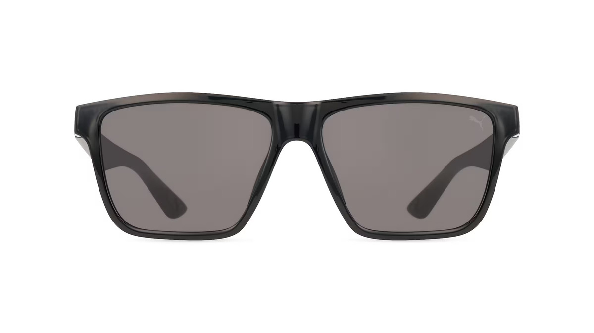 Puma PU0484S Sonnenbrille, Vollrand, Quadratisch, Kunststoff, Unisex, schwarz - Bild 1