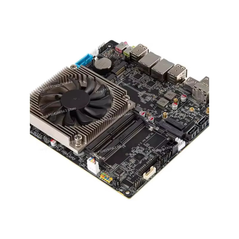 AMD Ryzen R5 R7 5825U Mini ITX All-in-One Industrial Control NAS Motherboard in Schwarz - Bild 2