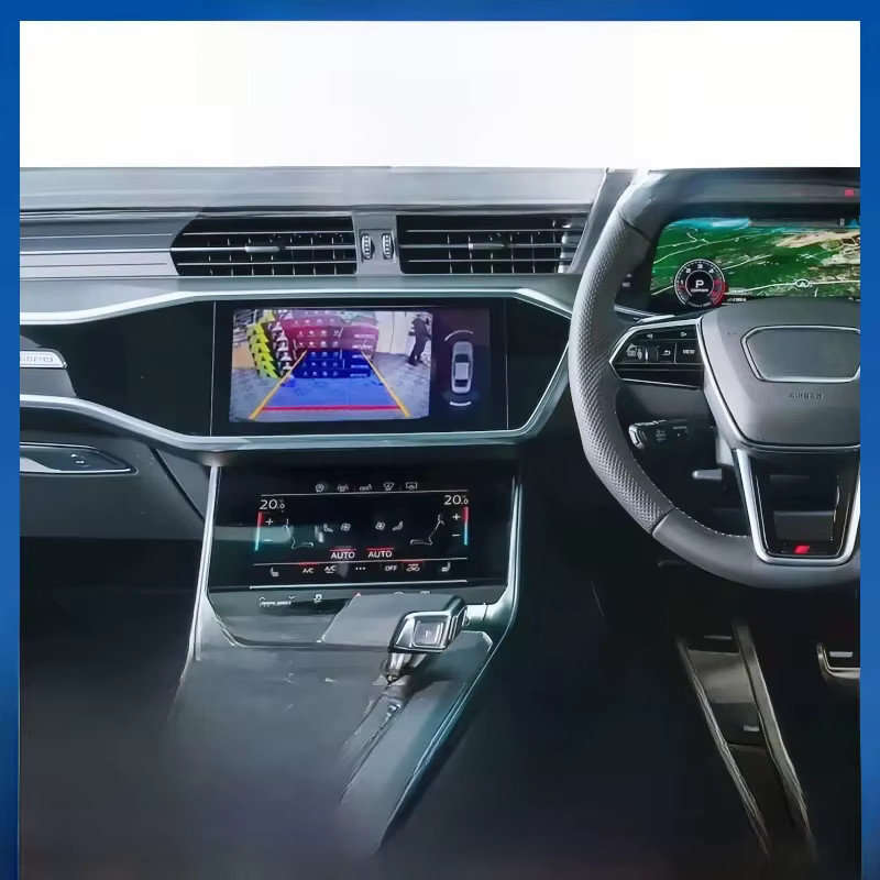 LISCN Rückfahrkamera Kit für Audi A6 A7 A8 Q7 A6L 2019 bis 2024 mit HD Nachtsicht und Plug & Play Anschluss in Schwarz - Bild 1