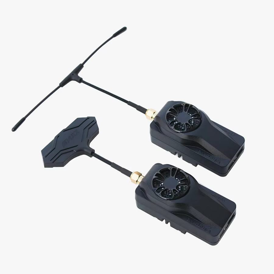 EMAX Aeris Link ExpressLRS ELRS Micro TX Modul 2,4G 915MHz in Schwarz mit OLED-Bildschirm und Lüfter für RC FPV Drohnen - Bild 2