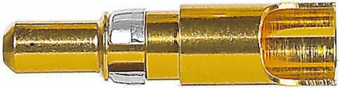 HARTING Lötkontakt 09030006133 aus Messing mit Goldbeschichtung - Bild 1