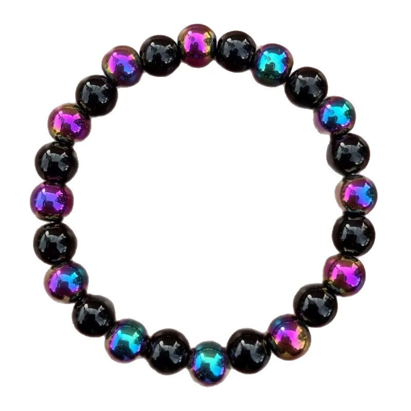 Armband Regenbogen-Obsidian-Achat, 8 mm, Unisex - Bild 5