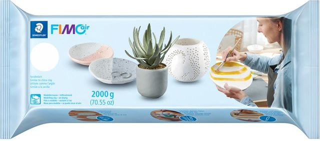 FIMO Modelliermasse FIMOair Weiß - Bild 1