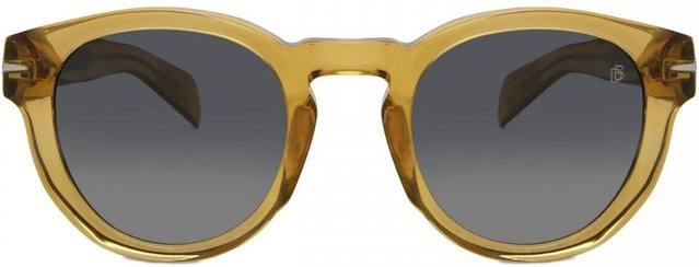David Beckham DB 7041 S Sonnenbrille, Vollrand, Round, Acetat, Transparent Yellow/Grey, Herren - Bild 1