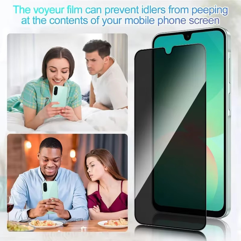 2 Stück Sichtschutzfolie Panzerglas für Samsung Galaxy A13 A16 A06 A26 A36 A56 A05 A55 A25 A35 A15 - Bild 2