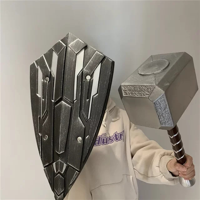 LeiNingYuan Superheld Krieger Panther Schild, Cosplay, Schwarz, Gummi - Bild 1