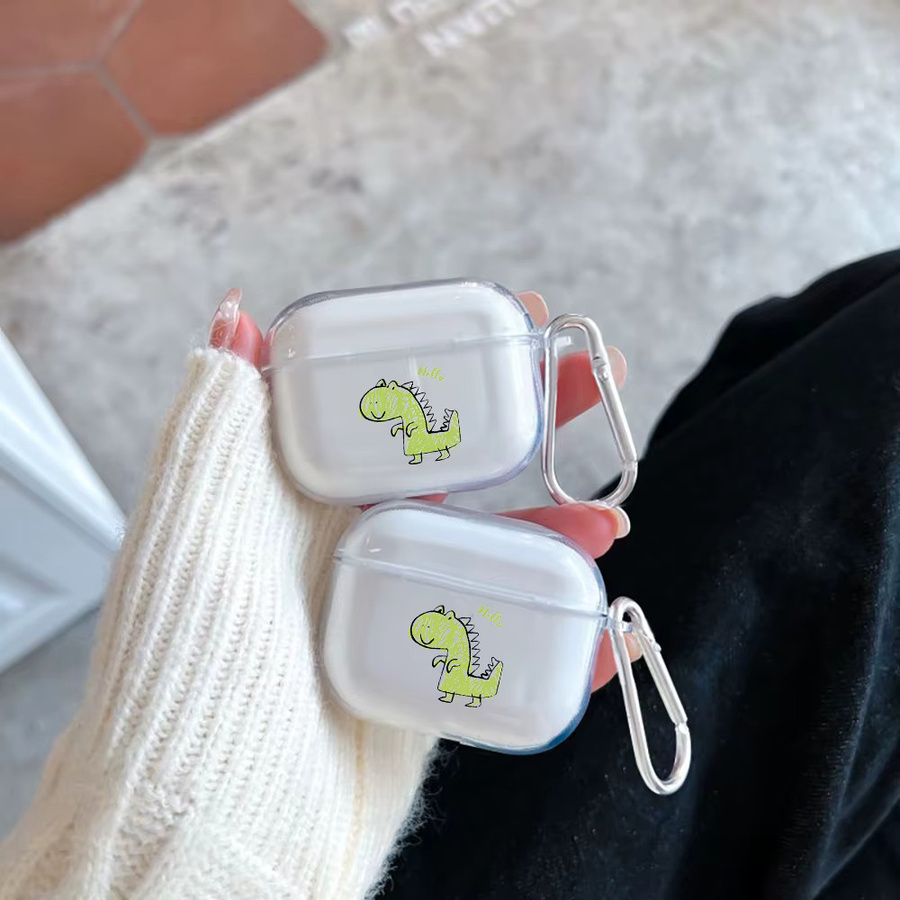 Stoßfeste TPU-Schutzhülle für Apple AirPods 4, AirPods Pro 1 2 3, transparent - Bild 2