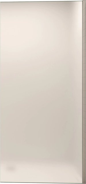 AICA Walk-in Duschabtrennung als Duschwand in Milchglas mit Glasschutzfolie, Farbe: Weiß, B: 100 cm, H: 200 cm, Glasstärke: 10 mm - Bild 1