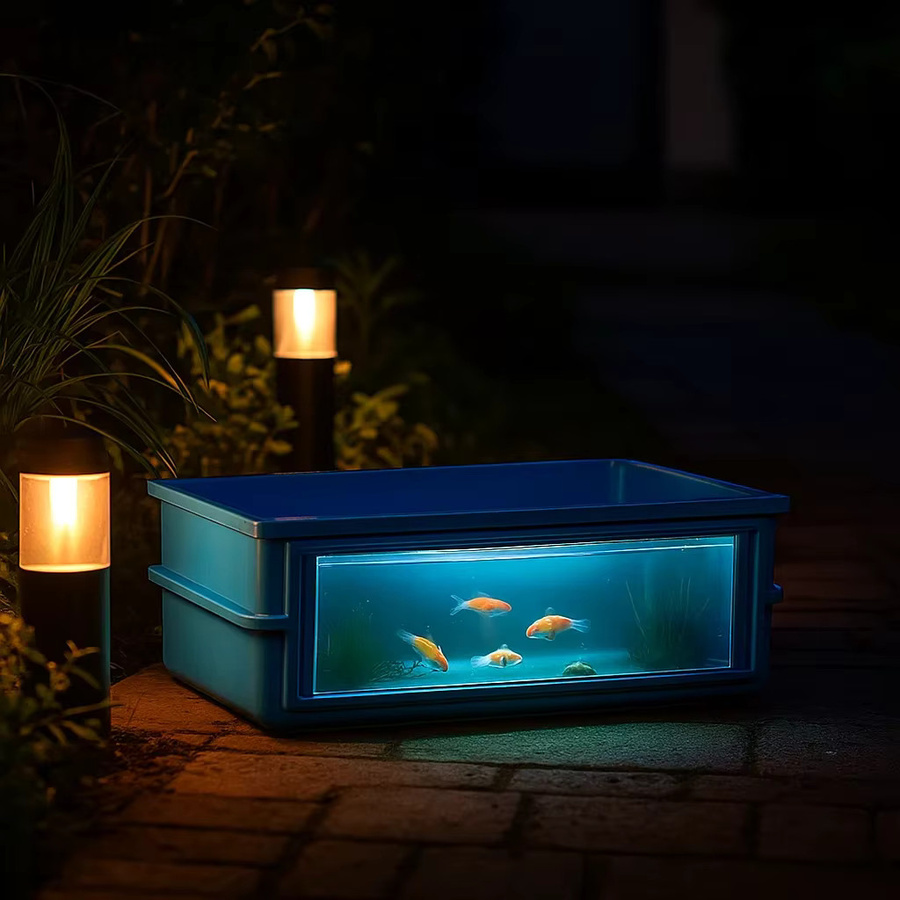 Umweltfreundliche Aquariumdekoration aus Fiberglas und Kunststoff für deinen Fischteich - Bild 2