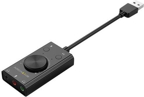 Terratec AUREON 5.1 USB Soundkarte, externe 5.1 Soundkarte in Schwarz - Bild 1