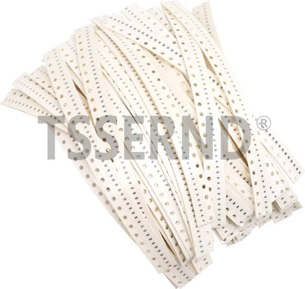 HENGWANET SMD Keramik-Kondensator-Sortiment 2500 Stück, 50 Werte von 1pF bis 1uF, Chip-Kapazitäts-Set in Weiß - Bild 1