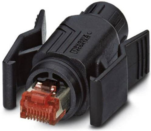 Phoenix Contact RJ45-Steckverbinder CUC-V06-C1PBK-S/R4CE8:1 1414408, gerade, 8 Polzahl, Schwarz - Bild 1