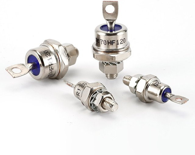 LEENKEA Gleichrichter Diode Stud Mount für Batterie Lade- und Schweißmaschinen sowie Motorsteuerung, Silber, 1200V (85A/40A/25A) - Bild 1