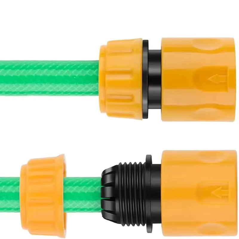 6-teiliges Garten-Schnellschlauchanschluss-Set mit 1/2-Zoll-Ende, inklusive doppelter männlicher Schlauchkupplung und Verbindungsadaptern als Verlängerungsset für dein Schlauchrohr - Bild 4