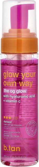 b.tan Glow Your Own Way The OG Glow Selbstbräunungsmousse, 200 ml - Bild 1