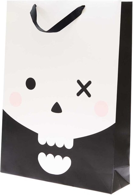 Rico Design Paper Poetry Geschenktüte Totenkopf Multicolor B/H/T: 33 x 45 x 12 cm - Bild 1
